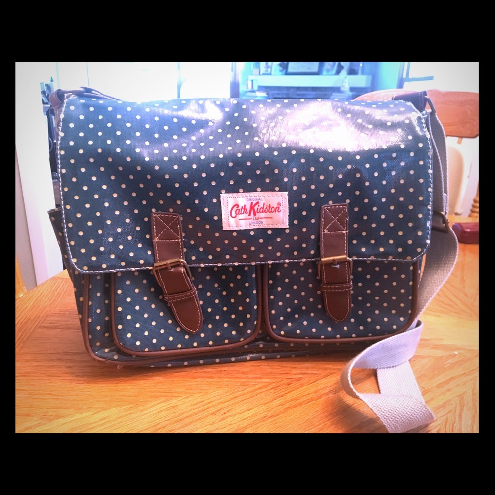 Green Polka Dot Cath Kidston Satchel